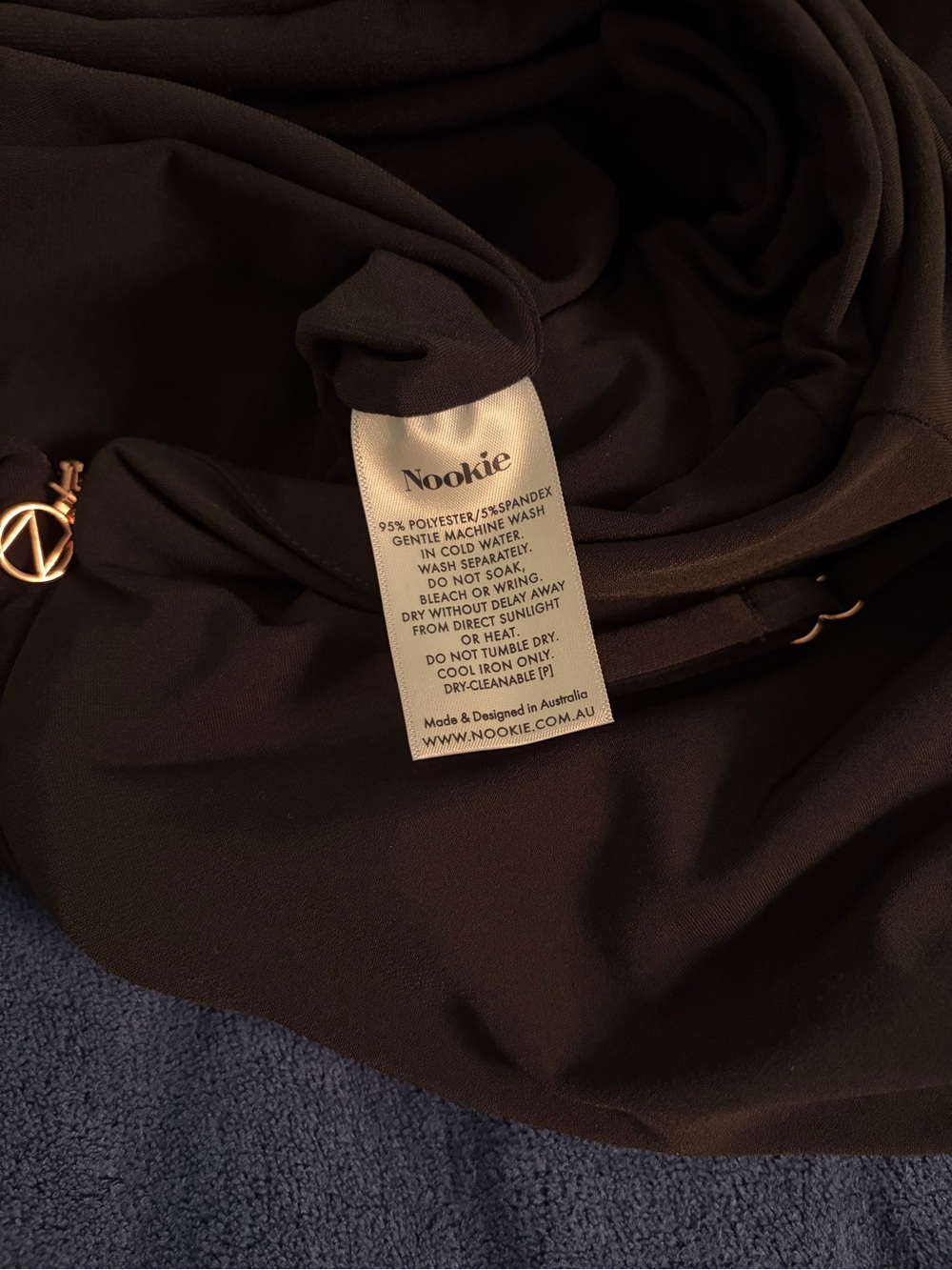 Nookie The Hustle Maxi Dress in Black - Picture 8 of 8